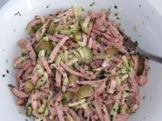 Wurstsalat ala Bärli - Rezept