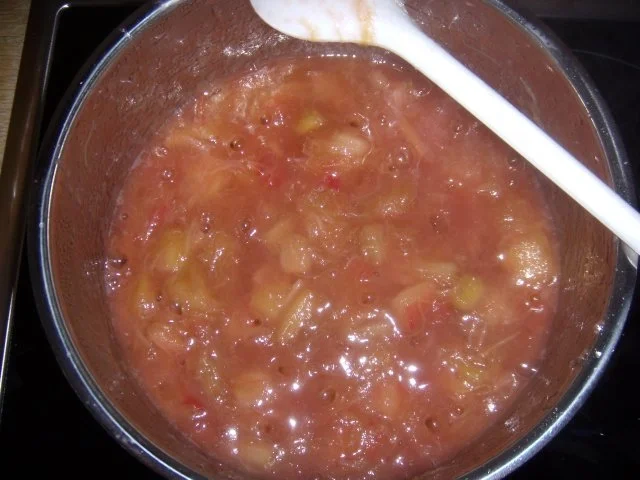 Rezept: Erdbeer-Rhabarber-Schaum an Mascarpone-Creme Bild Nr. 3 Erdbeer-Rhabarber-Schaum an Mascarpone-Creme - Rezept - Bild Nr. 3