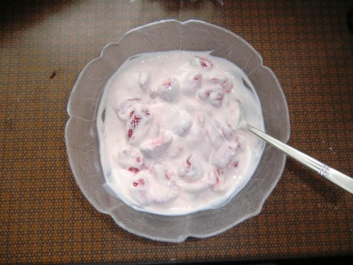 Erdbeerjoghurt - Dessert - Rezept - Bild Nr. 3