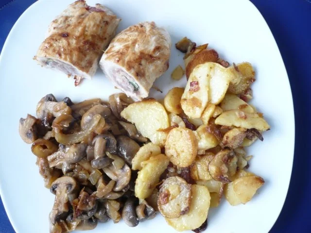 Putenrouladen  italienische Art - Rezept