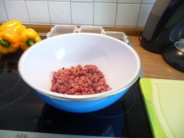 Resteverwertung : Gefüllte Paprikahälften - Rezept - Bild Nr. 9