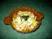 Salat - Kartoffelsalat mit Gurke und Radieschen - Rezept