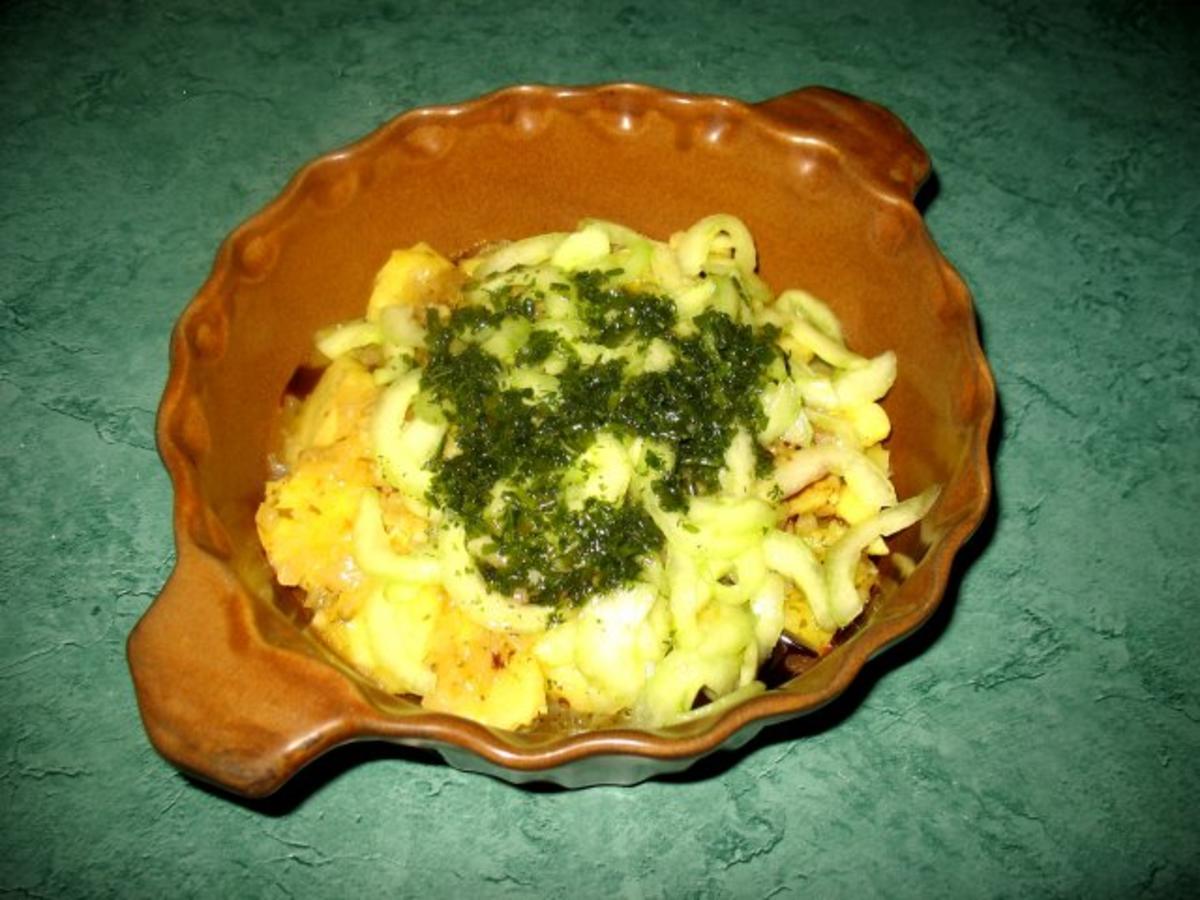 Salat - Kartoffelsalat mit Gurke und Radieschen - Rezept - Bild Nr. 7