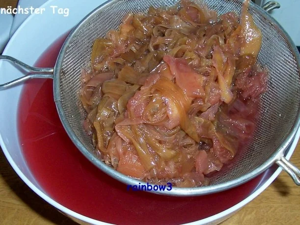 Sirup: Rhabarber ... aus der Schale - Rezept - Bild Nr. 5