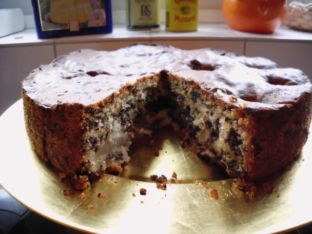 Rezept: Birnenkuchen mit Schokolade Bild Nr. 2 Birnenkuchen mit Schokolade - Rezept - Bild Nr. 2