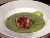 Avocadosuppe mit Chili-Garnelen à la Zacherl - Rezept