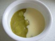 Rhabarberkompott mit Vanillesoße - Rezept