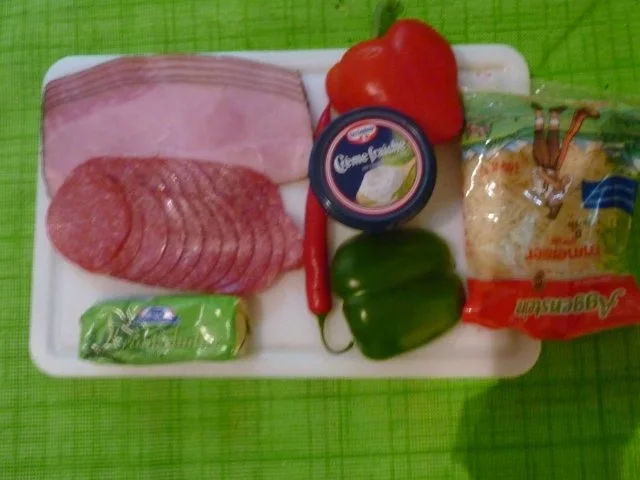 Rezept: Scharfer Schinken- Salami Toast Bild Nr. 2 Scharfer Schinken- Salami Toast - Rezept - Bild Nr. 2