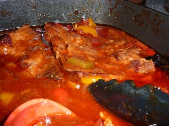 Rezept: Fl/Schwein: Rippchen in Salsasoße Bild Nr. 10 Fl/Schwein: Rippchen in Salsasoße - Rezept - Bild Nr. 10