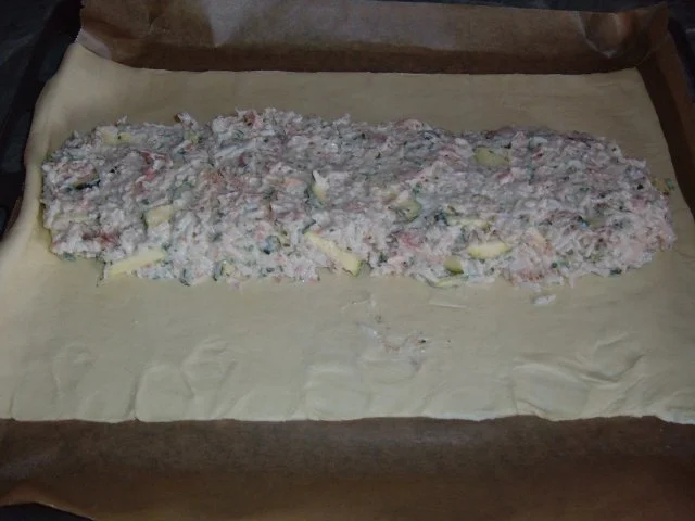 Rezept: Blätterteig : Reis - Thunfisch - Rolle Bild Nr. 6 Blätterteig : Reis - Thunfisch - Rolle - Rezept - Bild Nr. 6