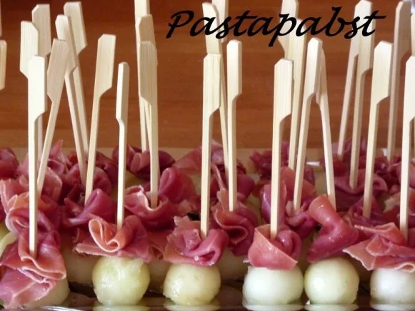 Rezept: Melonen Spieße Melonen Spieße - Rezept