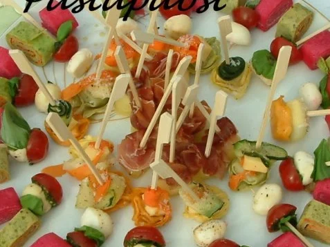 Rezept: Melonen Spieße Bild Nr. 2 Melonen Spieße - Rezept - Bild Nr. 2