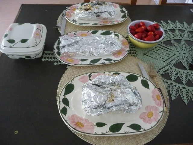 Grillen : Verpackte Forelle mit Spargel aus der Folie... - Rezept - Bild Nr. 8