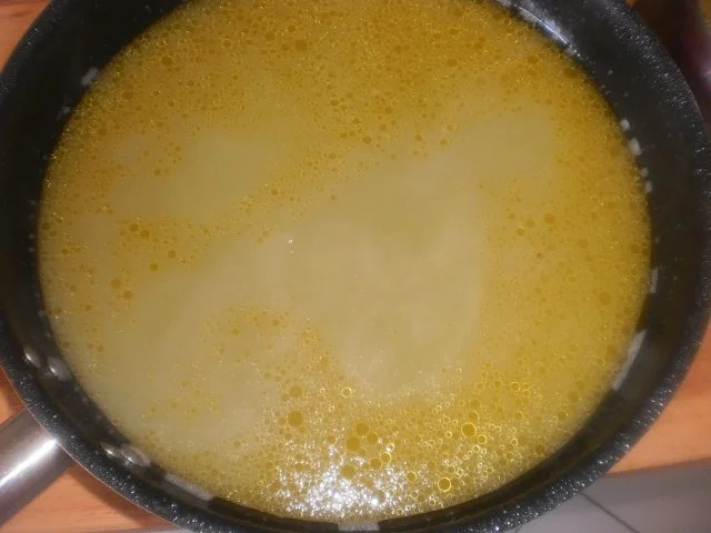 Hähnchenbrust in Speckmantel ~ Gemüsereis ~ Kräuterkäsesauce - Rezept - Bild Nr. 11