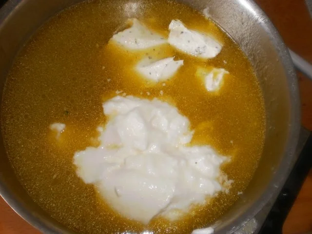 Hähnchenbrust in Speckmantel ~ Gemüsereis ~ Kräuterkäsesauce - Rezept - Bild Nr. 12