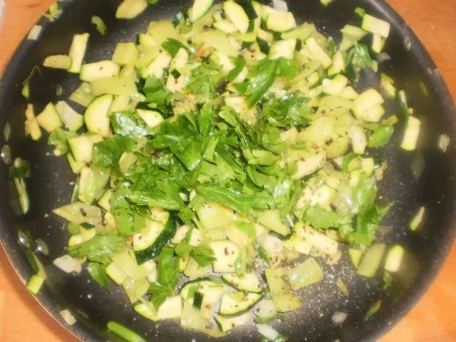 Hähnchenbrust in Speckmantel ~ Gemüsereis ~ Kräuterkäsesauce - Rezept - Bild Nr. 14