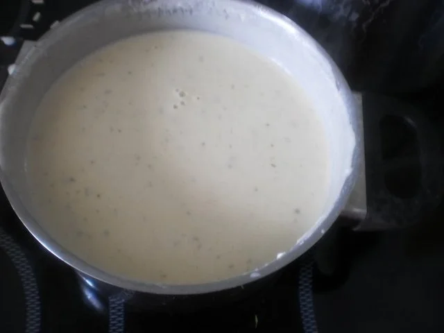 Hähnchenbrust in Speckmantel ~ Gemüsereis ~ Kräuterkäsesauce - Rezept - Bild Nr. 16