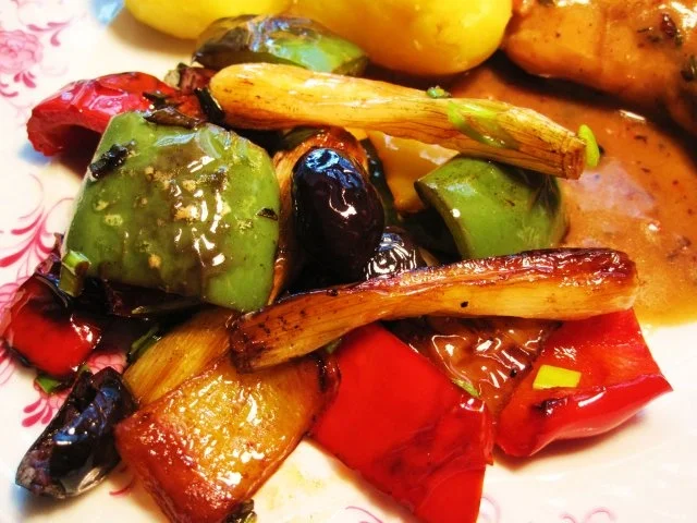 Paprika mit Frühlings-Zwiebeln ... - Rezept - Bild Nr. 7