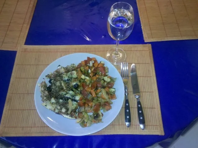 Vegetarisch: Scharfes Backofengemüse mediteran - Rezept