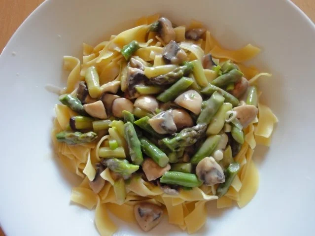 Rezept: Spargel-Champignons-Soße Bild Nr. 2 Spargel-Champignons-Soße - Rezept - Bild Nr. 2