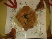 Garnelen mit Spaghetti scharf! - Rezept