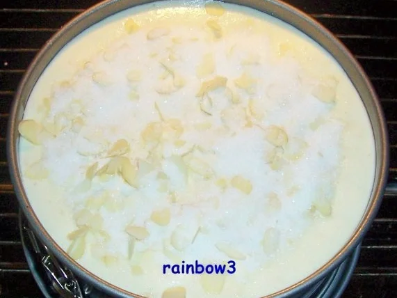 Rezept: Backen: Mini-Mandel-Quarktorte (ohne Boden) Bild Nr. 3 Backen: Mini-Mandel-Quarktorte (ohne Boden) - Rezept - Bild Nr. 3