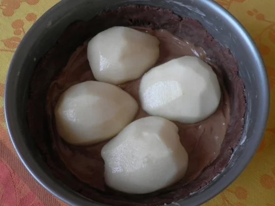 Kleiner Birnen - Schoko - Kuchen + "Nebenprodukt" ;-)) - Rezept - Bild Nr. 3