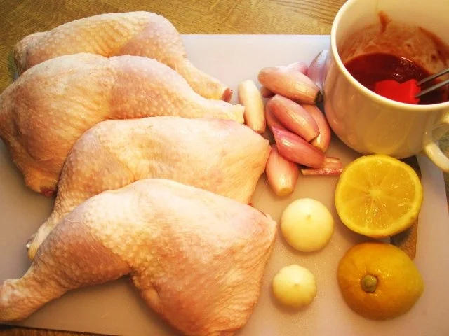 Rezept: Hähnchenschenkel "scharf" ... Bild Nr. 2 Hähnchenschenkel "scharf" ... - Rezept - Bild Nr. 2