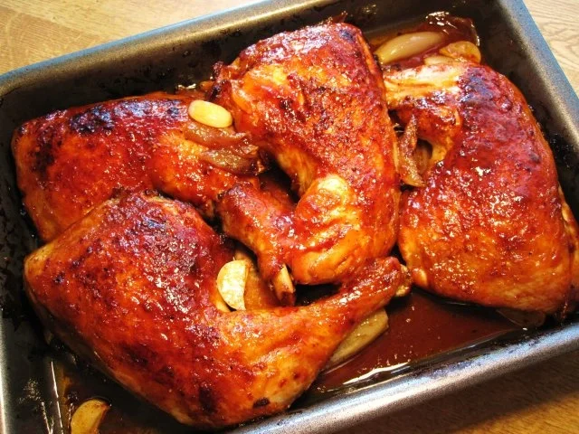 Rezept: Hähnchenschenkel "scharf" ... Bild Nr. 6 Hähnchenschenkel "scharf" ... - Rezept - Bild Nr. 6