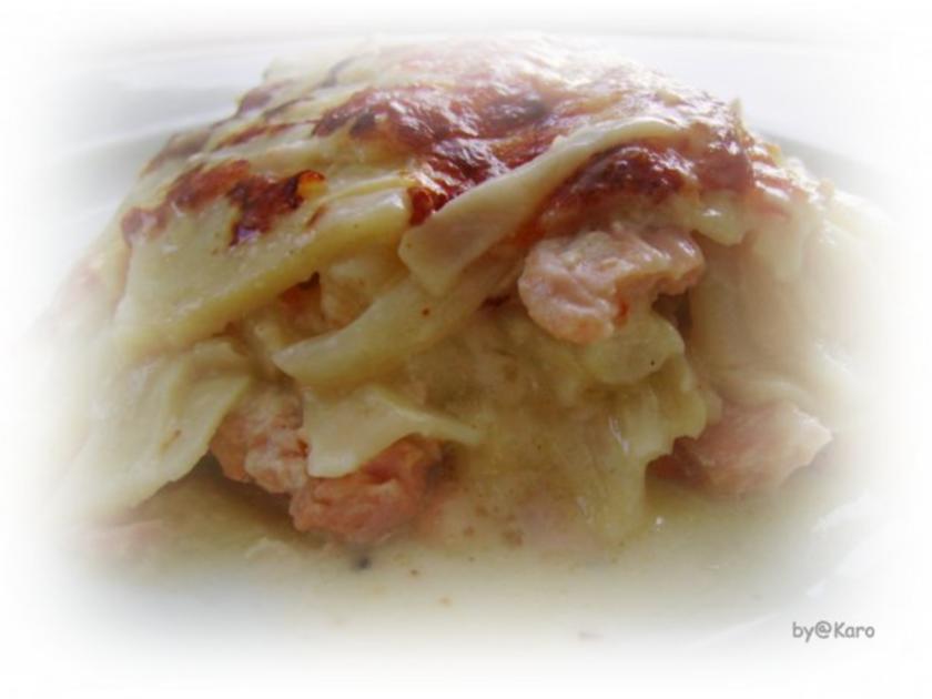 Spargel: Weisse Spargel Lasagne Mit Lachs - Rezept - Kochbar.de