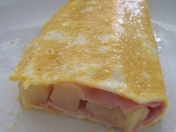 Rezept: Spargel-Schinken-Omlette Bild Nr. 2 Spargel-Schinken-Omlette - Rezept - Bild Nr. 2