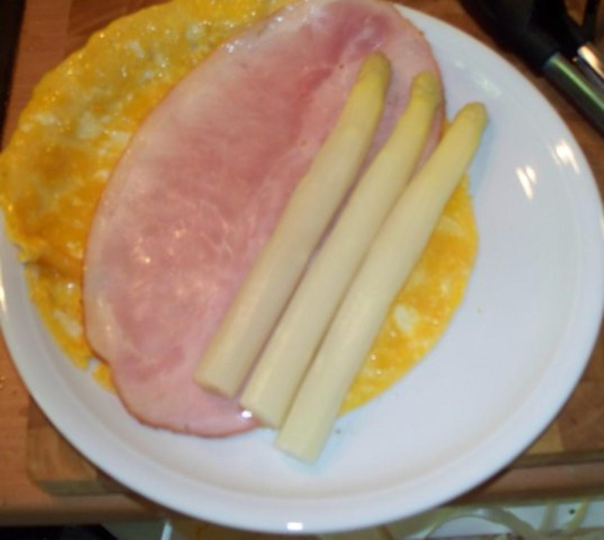 Spargel-Schinken-Omlette - Rezept - Bild Nr. 5