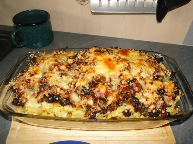 Nudelauflauf mit Spätze-Käse - Rezept