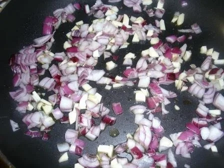 Rezept: Linsen-Buchweizen- Tomatensauce vegetarisch Bild Nr. 4 Linsen-Buchweizen- Tomatensauce vegetarisch - Rezept - Bild Nr. 4