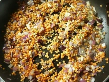 Rezept: Linsen-Buchweizen- Tomatensauce vegetarisch Bild Nr. 5 Linsen-Buchweizen- Tomatensauce vegetarisch - Rezept - Bild Nr. 5