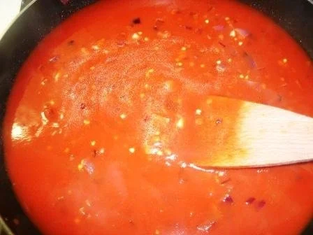 Rezept: Linsen-Buchweizen- Tomatensauce vegetarisch Bild Nr. 6 Linsen-Buchweizen- Tomatensauce vegetarisch - Rezept - Bild Nr. 6