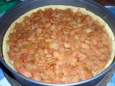 Torte: Rhabarber-Mandel-Quark-Torte - Rezept - Bild Nr. 5