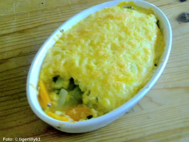 Gemüse unter Polentahaube - Rezept