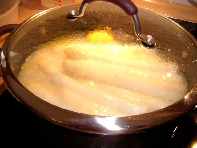 Schweinerouladen gefüllt mit Schinken Hack und Spargel - Rezept - Bild Nr. 2