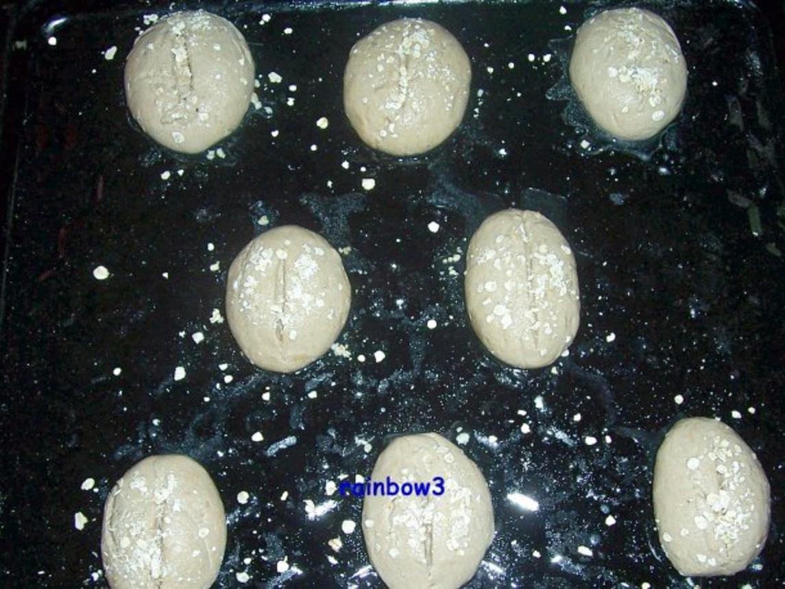 Backen: Weizen Roggen Brötchen - einfach - von rainbow3