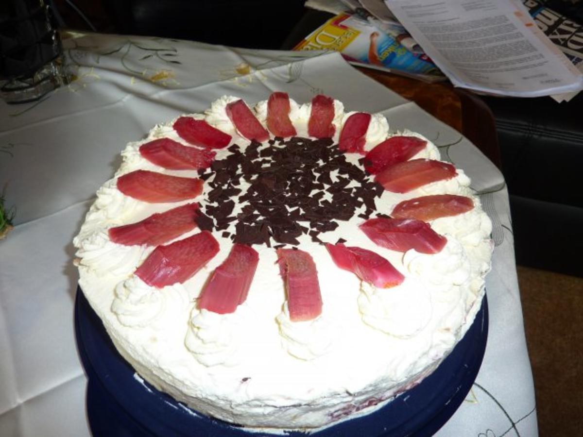 Torten: Rhabarber-Tiramisu-Torte - Rezept - Bild Nr. 17