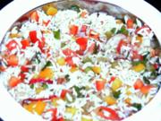 WEIß - GELB - GRÜN - ROTER - SALAT - Rezept