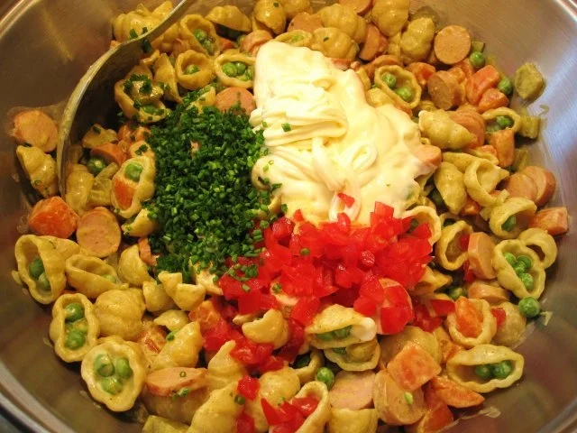 Nudelsalat mit Curry, - Rezept - Bild Nr. 4