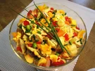 Nudelsalat mit Curry, - Rezept