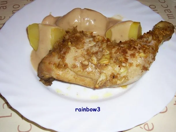 Kochen: Zwiebel-Hähnchenschenkel - Rezept