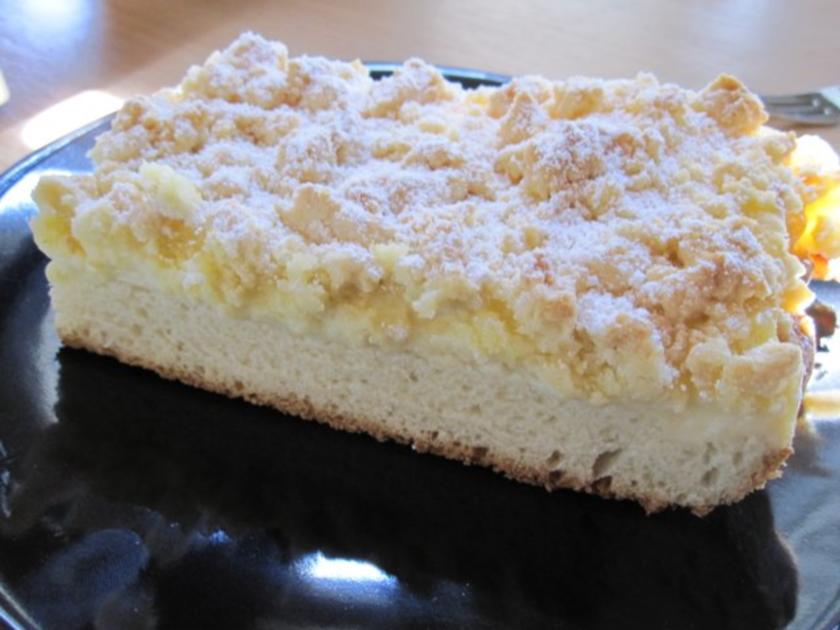 einfacher Pudding-Streusel-Kuchen - Rezept - kochbar.de