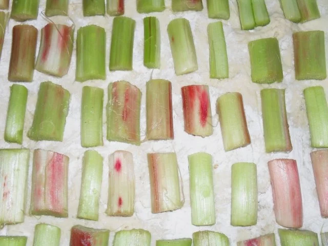 Rezept: Rhabarber - Streusel - Kuchen Bild Nr. 2 Rhabarber - Streusel - Kuchen - Rezept - Bild Nr. 2