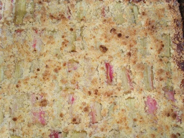 Rezept: Rhabarber - Streusel - Kuchen Bild Nr. 4 Rhabarber - Streusel - Kuchen - Rezept - Bild Nr. 4