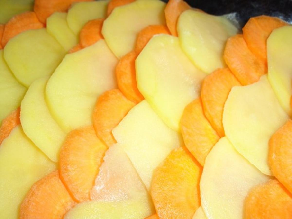 Beilage: Karotten-Kartoffel-Gratin - Rezept - Bild Nr. 3