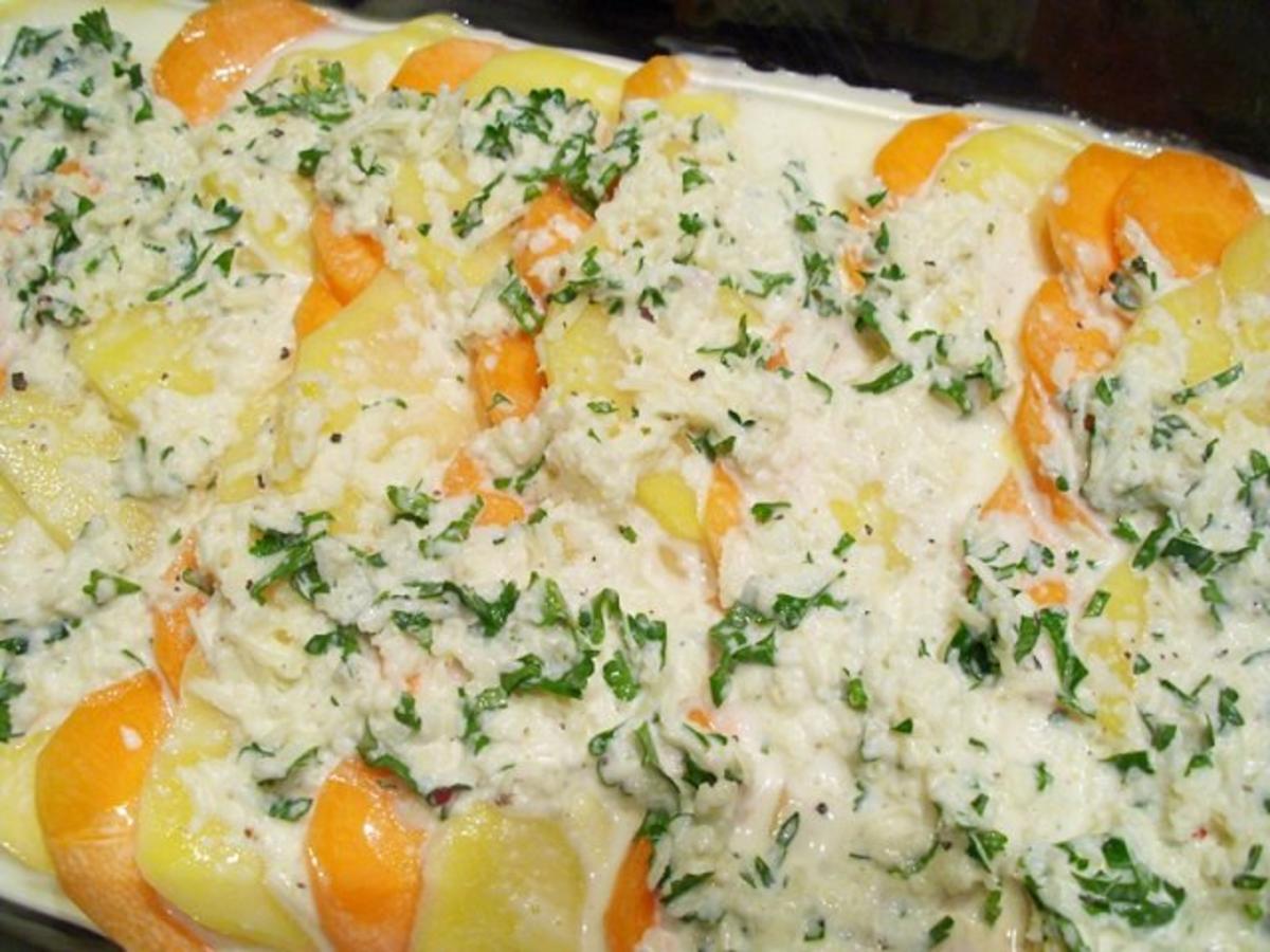 Beilage: Karotten-Kartoffel-Gratin - Rezept - Bild Nr. 5